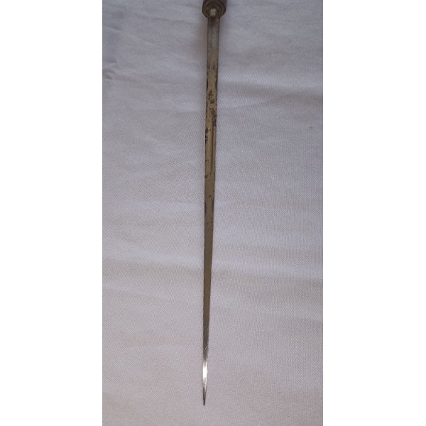 Canne épée de défense poignée en corne vintage