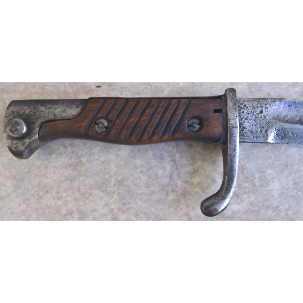 Rare baïonnette Allemande Modèle 98/05 à dents de scie