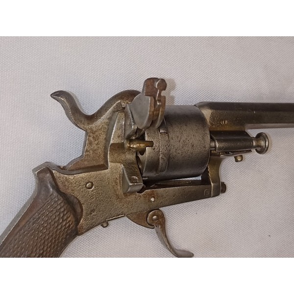 Révolver type Lefaucheux  Liège Belgique à broche 19ème