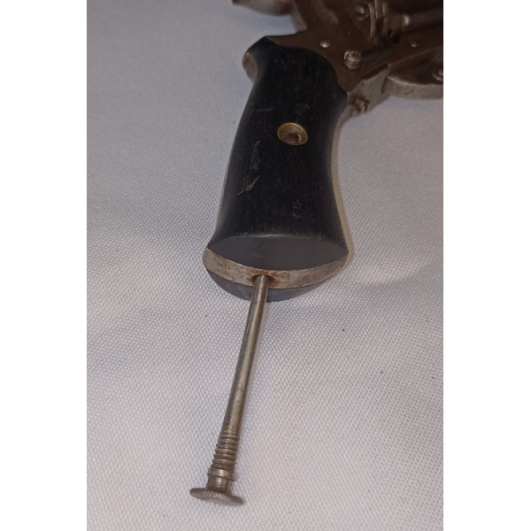 Révolver de poche type poivrière à broche XIXème St Etienne