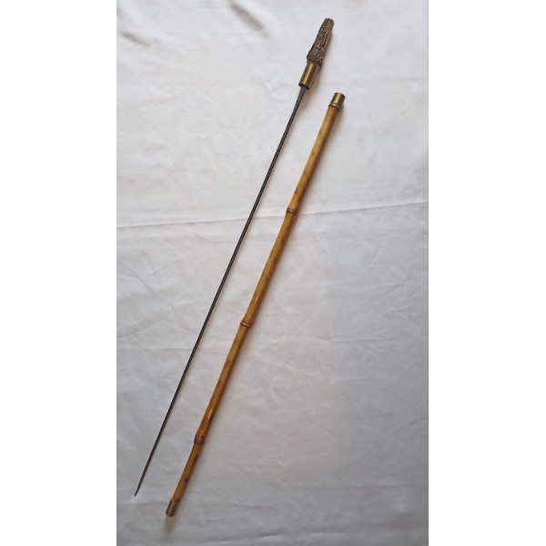 Canne système épée corne et...