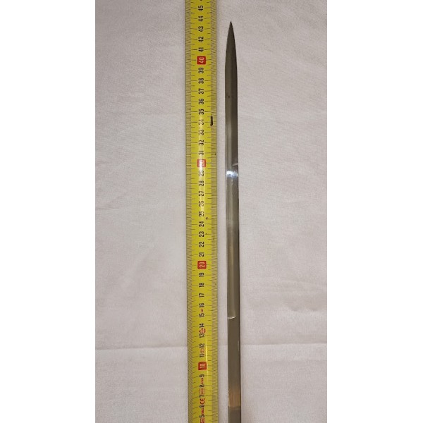 Canne système épée dissimulée bois laqué début XXème