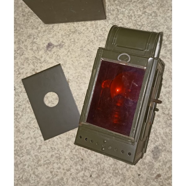 Lanterne signalisation multi couleurs armée Allemande NVA guerre froide