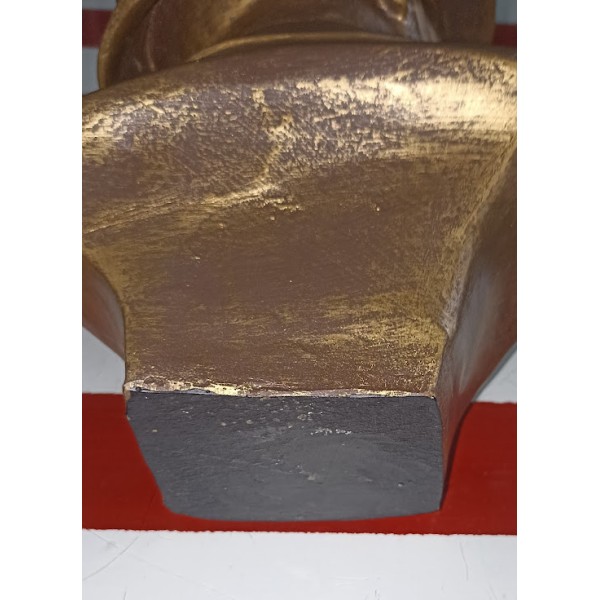 Buste patriotique en plâtre Allemagne années 30