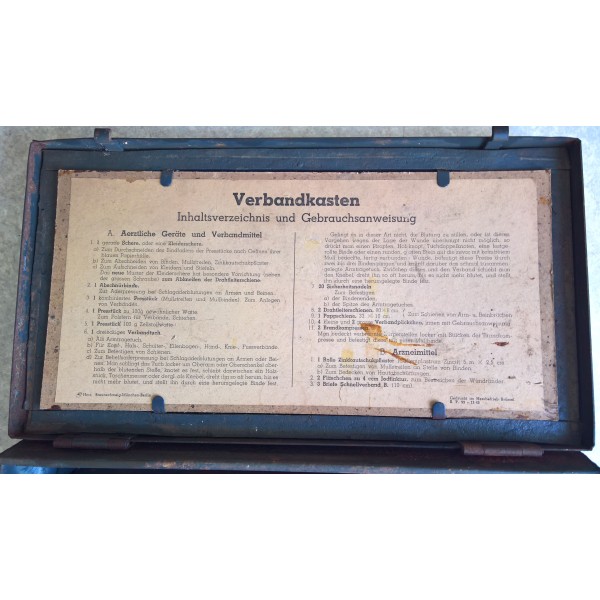 Caisse VERBANDKASTEN ALLEMAND WW2
