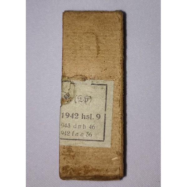 Boite vide 9mm p38 p08 allemand 39/45 collection 1942