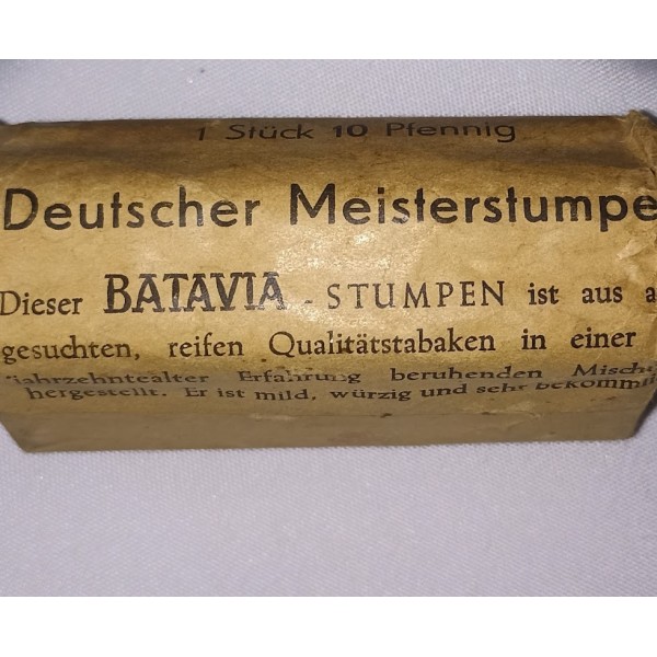 Paquet de 10 cigares BATAVIA Allemand guerre 39/45 WW2