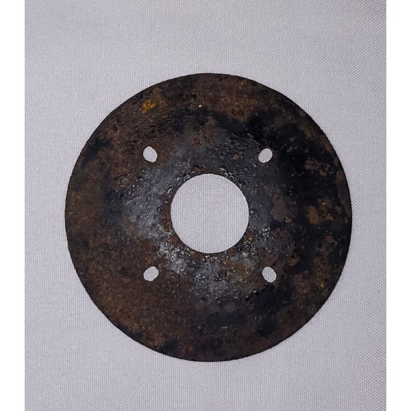 Pointe et contre plaque casque à pointe 1895 Prussien WW1