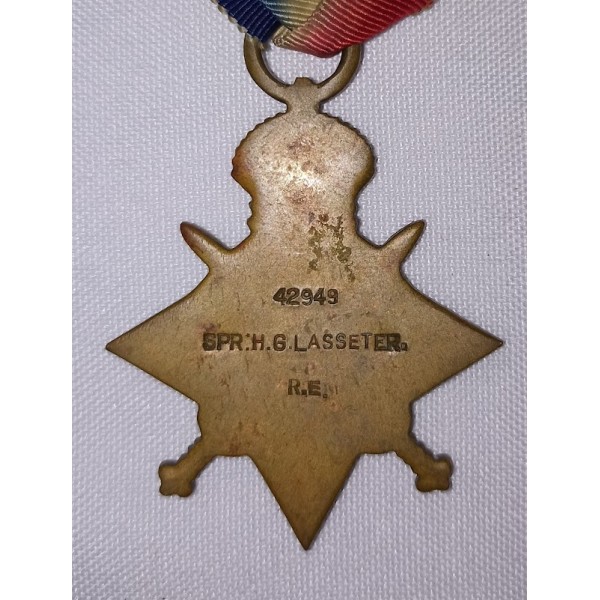 Médailles British STAR 1914/15 attribuée WW1