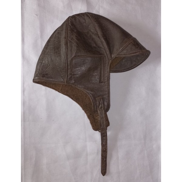 Serre tête cuir pilote motocycliste années 20/30