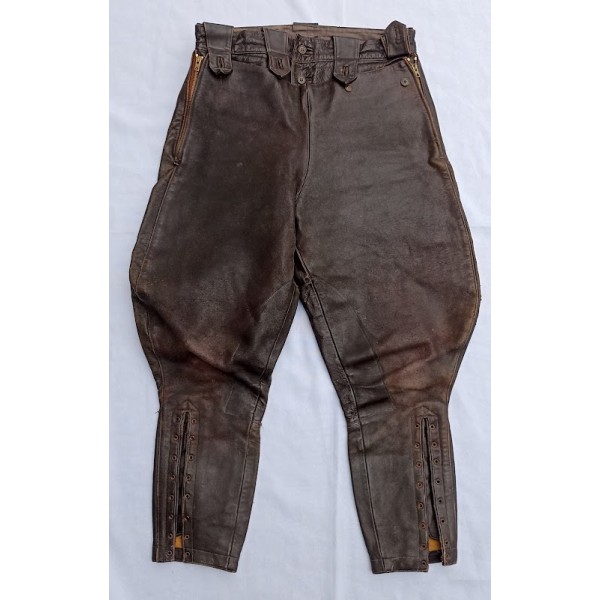 Culotte cuir pilote coupe...