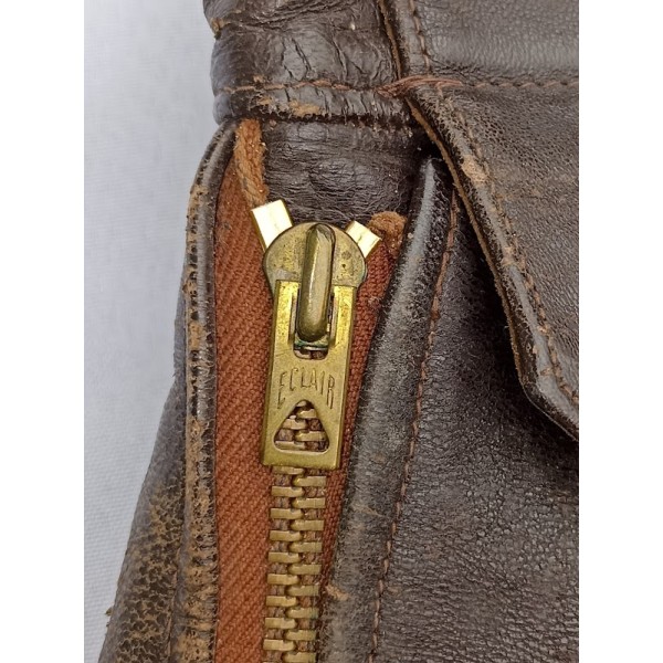 Culotte cuir pilote coupe Golf officier Aviation France 40 WW2