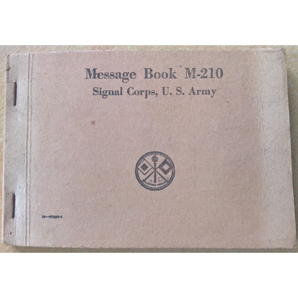 Carnet, livret US WW2...