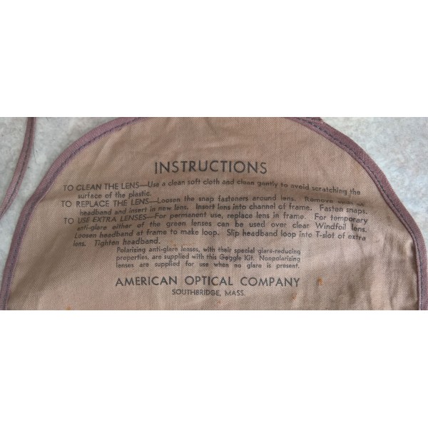 Housse lunettes Polaroid US WW2