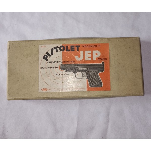 Ancien coffret pistolet à plomb JEP unis France vintage