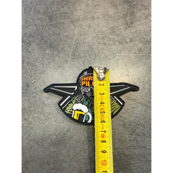 Patch Tactique PVC - "Pilote Assoiffé"