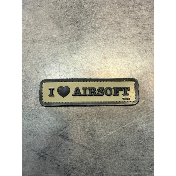 Patch PVC "I Love Airsoft" – 101INC