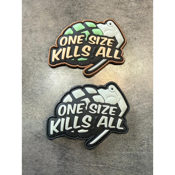 Patch PVC "One Size Kills...
