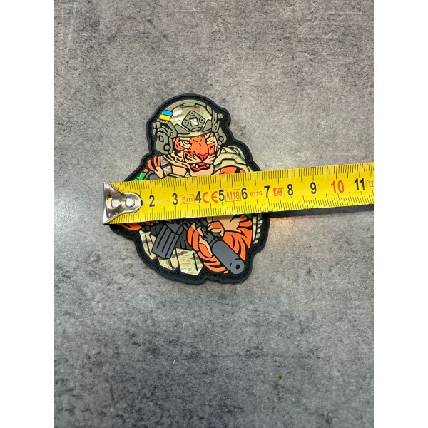 Patch PVC "Tactical Tiger" – Guerrier Tigre