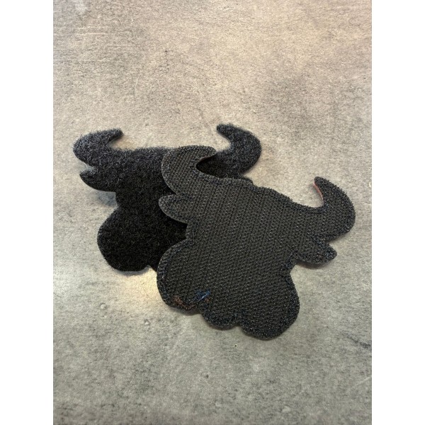 Patch PVC "Tactical Bull" – Taureau Masque à Gaz