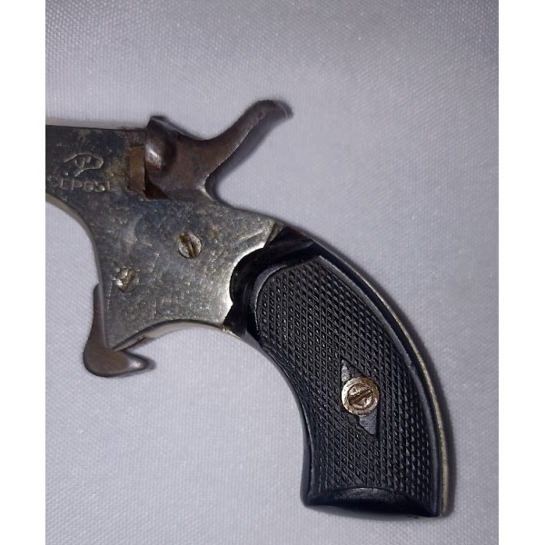 Ancien pistolet de cycliste à un coup XIXème siècle