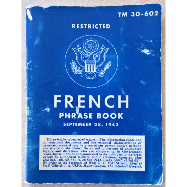 Repro livret FRENCH PHRASE...