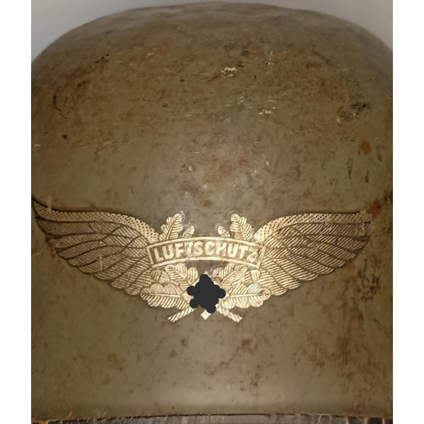 Casque  Allemand modèle 1934 DCA Luftschutz 39/45 WW2