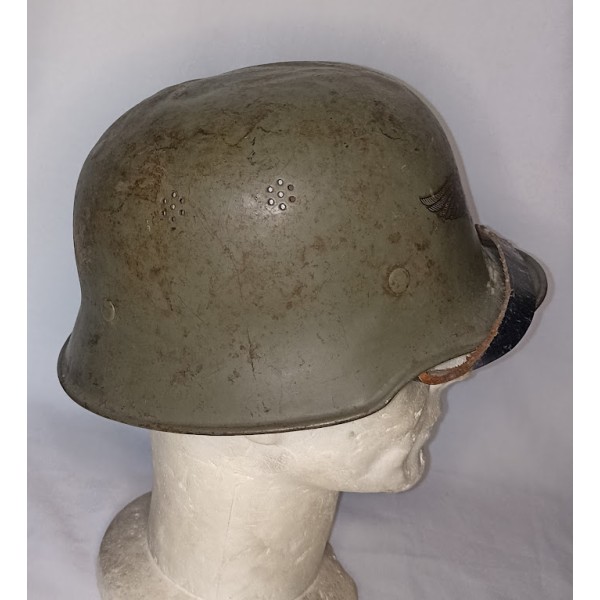 Casque  Allemand modèle 1934 DCA Luftschutz 39/45 WW2