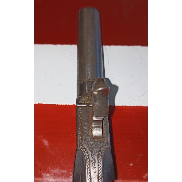 Pistolet à coffre un coup XIXème siècle
