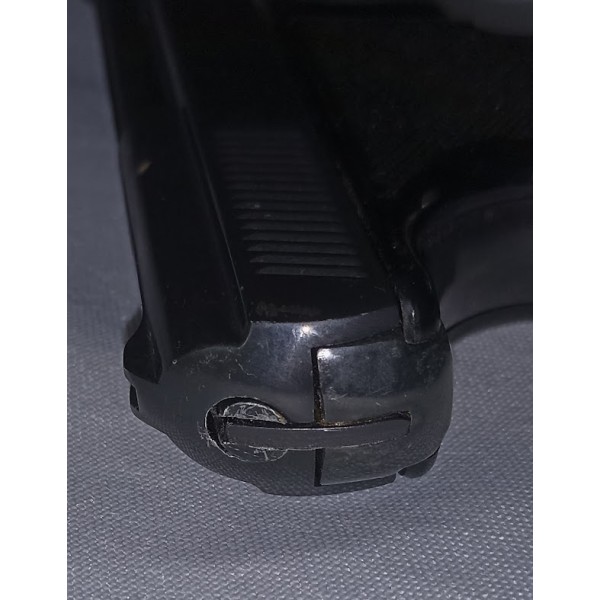 Petit pistolet automatique d'alarme 8mm à blanc vintage