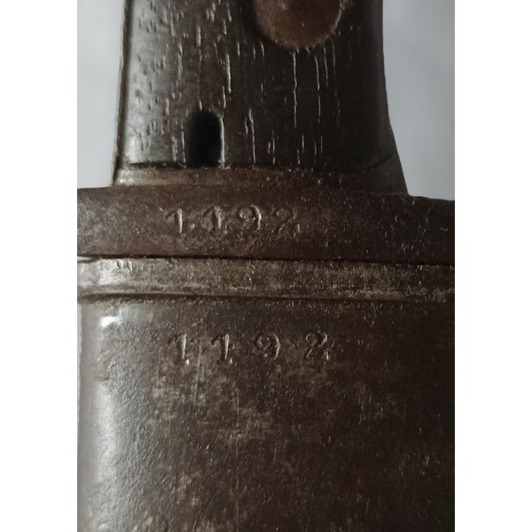 Baïonnette allemande mauser...