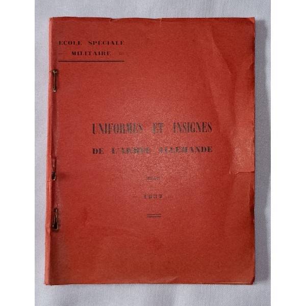 Livret ESM 1937 les...