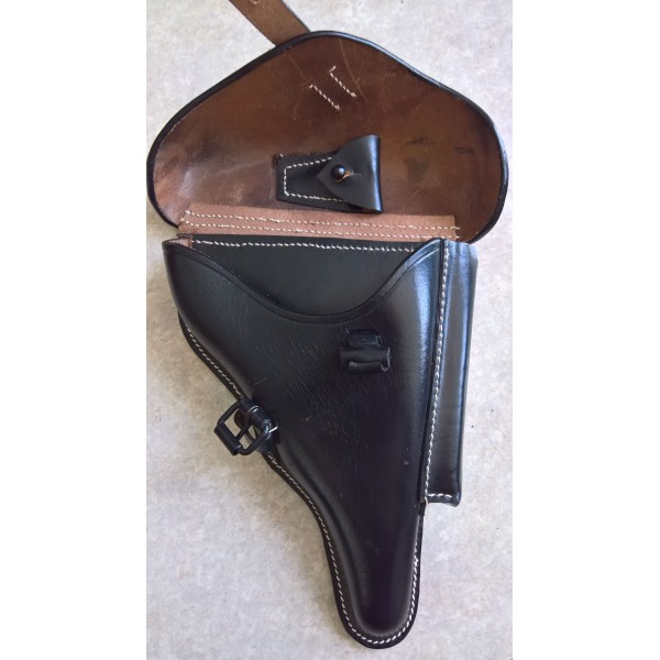 Etui cuir P08 Allemand WW2