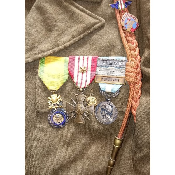uniforme Sergent France Libre 1er RMT 2ème DB 44/45 WW2 *