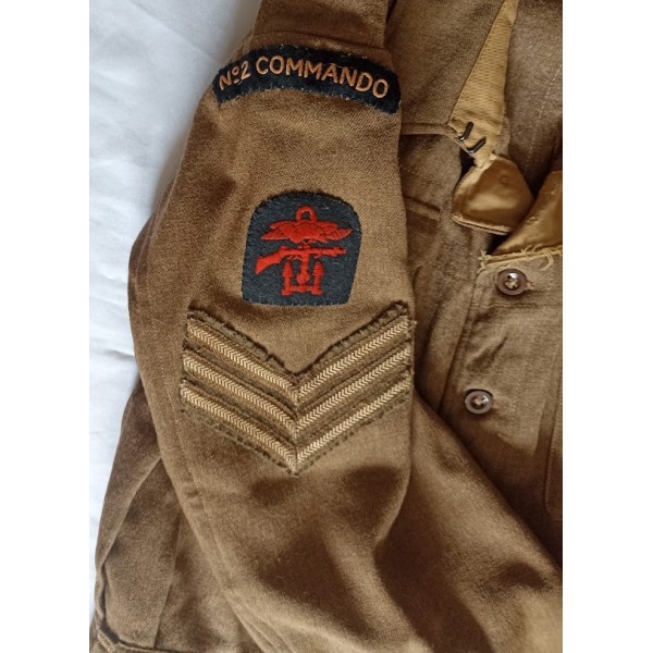 Blouson veste Battle Dress pattern 1940 COMMANDO n°2 WW2 *
