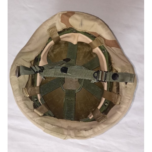 Casque Kevlar M-1 US ARMY helmet Troops Gi balistique 92 Dessert Storm