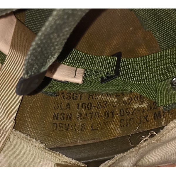 Casque Kevlar M-1 US ARMY helmet Troops Gi balistique 92 Dessert Storm