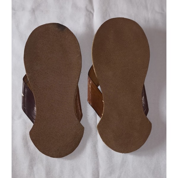 Sandales ethniques naïls AEF Afrique Saharien vintage