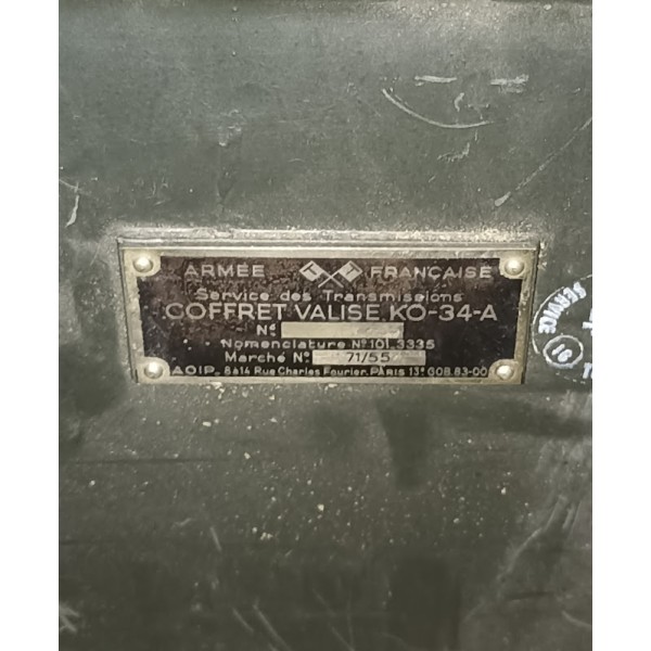 Central téléphonique de campagne CF-PP-1A Armée Française