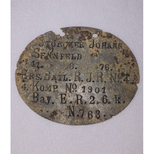 Soldat Prussien plaque...