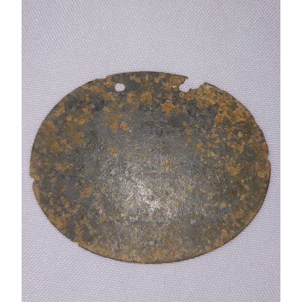 Soldat Prussien plaque identité et pipe terrain 1GM 14/18 *
