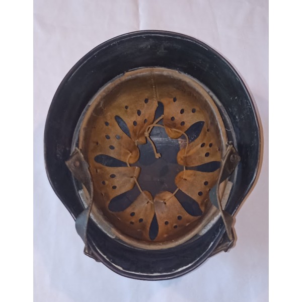 Stahlhelm casque allemand modèle 1935 Polizei 39/45 WW2