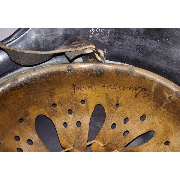 Stahlhelm casque allemand modèle 1935 Polizei 39/45 WW2