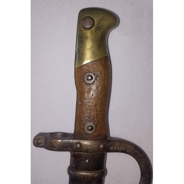 Baïonnette pour fusil gras model 1874 datée 1876 ww1