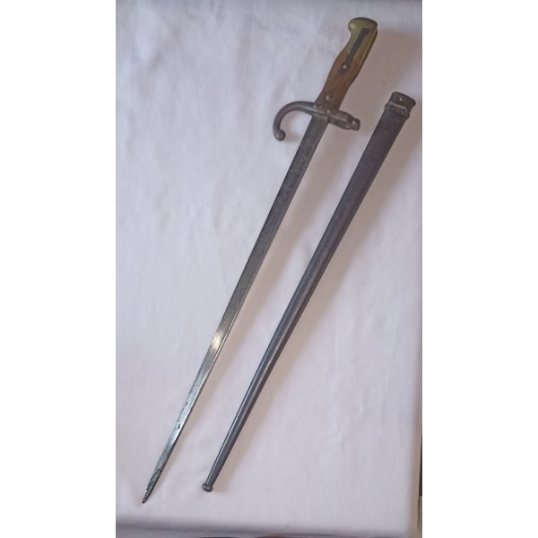 Baïonnette pour fusil gras model 1874 datée 1876 ww1