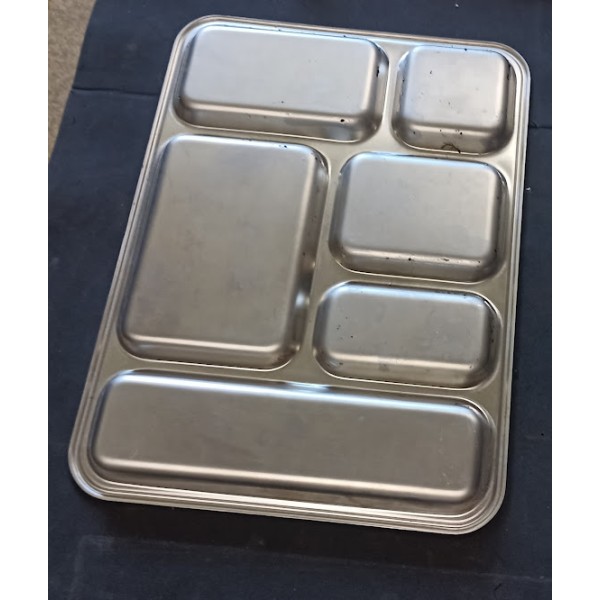 Plateau repas inox armée...