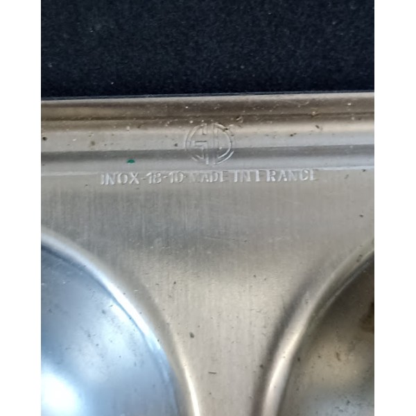 Plateau repas inox armée française
