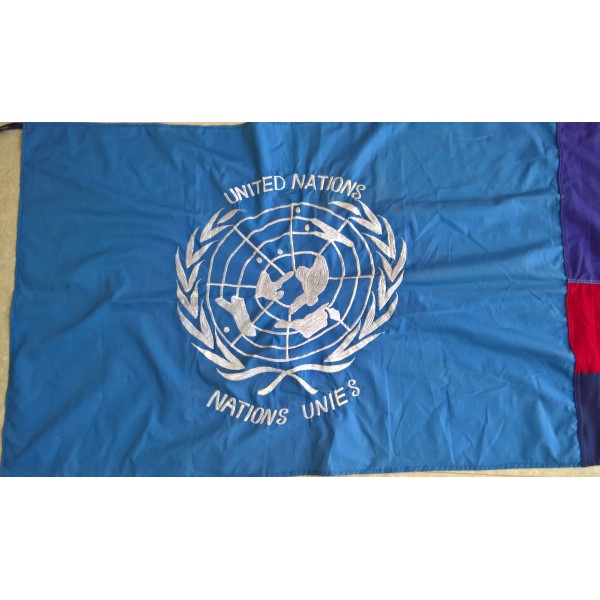 Drapeau ONU France-Cambodge