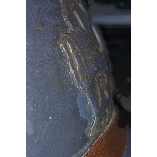 Casque Adrian modèle 1915 Génie bleu horizon WW1