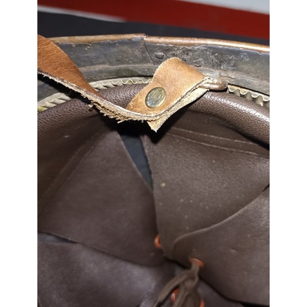 Casque Adrian modèle 1915 Génie bleu horizon WW1